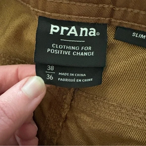Prana Bridger Straight Leg Jeans Sepia NWT Size 38 x 36
